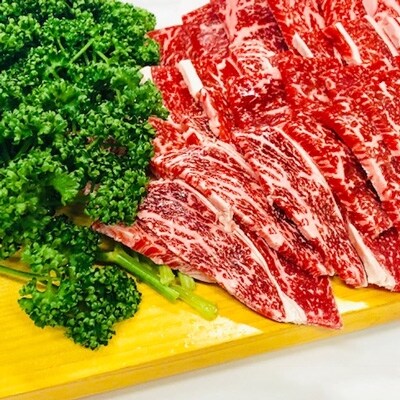 熊本産黒毛和牛ロース焼肉(約500g)