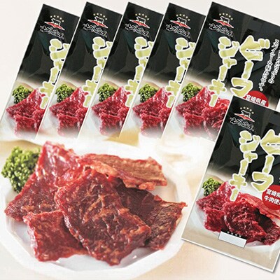 【2019年8月発送】 えびの高原　ビーフジャーキーセット (35g×6パック)