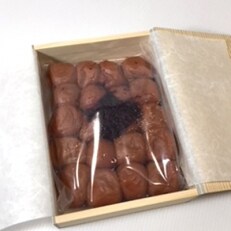 しそ風味梅干　500g　(紙木箱入)