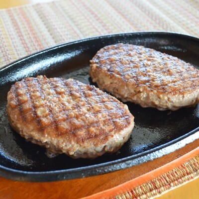 えりも短角牛ハンバーグセット