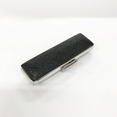 【黒水牛芯持】　印鑑　15.0mm×60mm　1本　ケース付