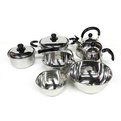鍋・ケトル3点&ボール3P&コーヒードリップポット1.2Lセット