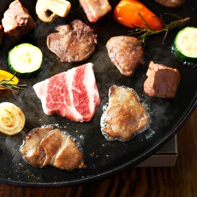 【イベリコ豚】プレミアム骨付きステーキBBQセット 計約850g