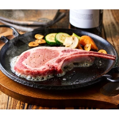 【イベリコ豚】プレミアム骨付きステーキBBQセット 計約850g