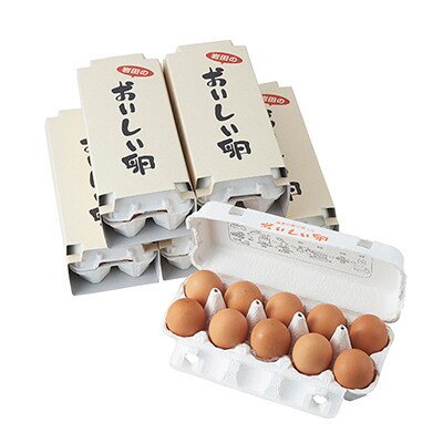 岩田のおいしい卵 実用中玉60個 (10個入り×6パック)