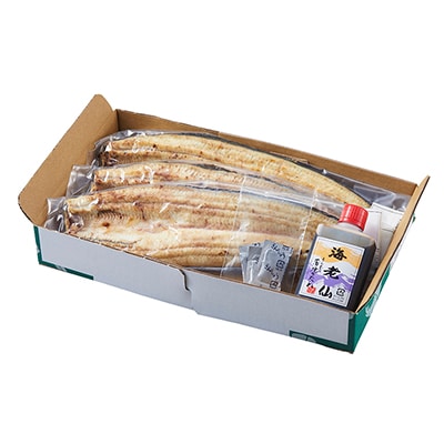 浜名湖産 鰻白焼大3本セット