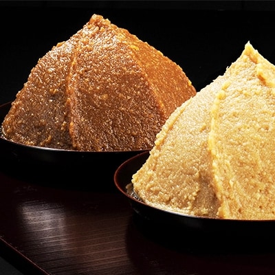 信州産　無添加カップ味噌(コシヒカリ味噌×2個、こがね味噌×2個)各500g合計2kg 詰合せ