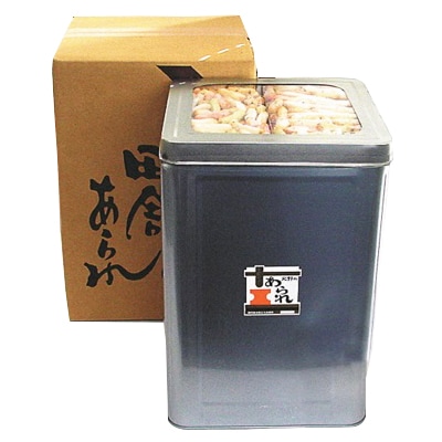 一斗缶　徳用田舎あられ2個