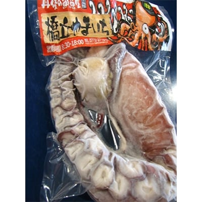 届いてビックリ!丸々太ったボイルダコ　足1本