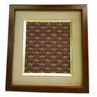 伊勢型紙ミニ色紙額　『青海波小紋』