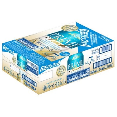 【数量限定】クリアアサヒ プライムリッチ-華やかリッチ缶350ml6本パック×4
