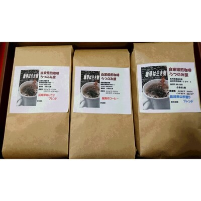自家焙煎珈琲豆　200g×3袋