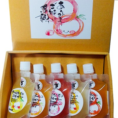 飲むゼリー(果汁50%入り)5本セット