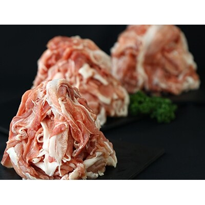 岐阜県産豚肉　大満足ボリューム　計3.0kg　切り落とし