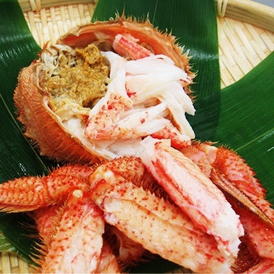 北海道産・毛ガニ特大2尾で1.5kg～1.7kg