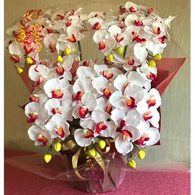 光触媒造花胡蝶蘭　5本立(イエロー)
