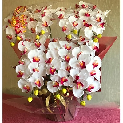 光触媒造花胡蝶蘭　7本立(ピンク)