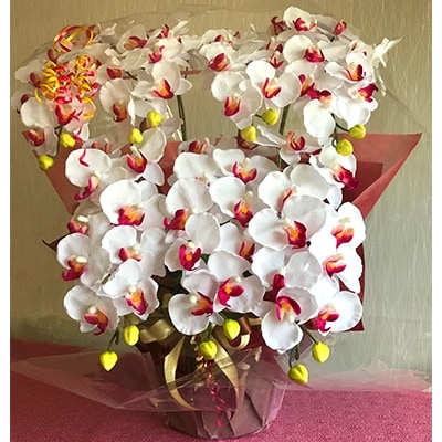 光触媒造花胡蝶蘭　10本立(ピンク)