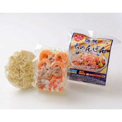 【2022年6月中旬発送】【南島原市】海鮮具入りちゃんぽん2食セット