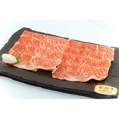 店主こだわり雌牛 飛騨牛　A5等級　ロース　すき焼き用　約800g【ミートショップみかど】