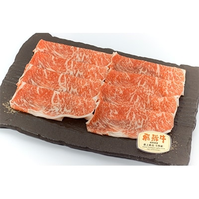店主こだわり雌牛 飛騨牛　A5等級　ロースしゃぶしゃぶ用　約550g×2【ミートショップみかど】