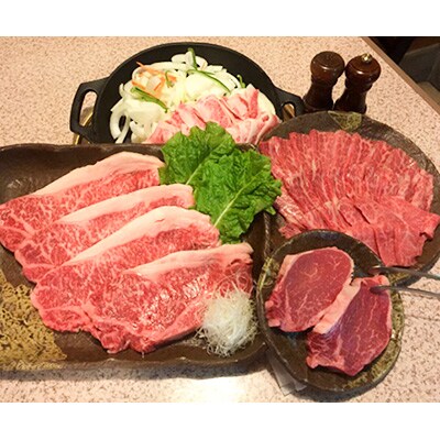 「十和田湖和牛」の旨みがぎゅ~っとつまったセットD(サーロインorリブ、ヒレ、特選カルビ、バラ焼き)