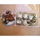 【伊豆の恵み2種　Aセット】ボイルサザエ・味噌汁用カット伊勢海老