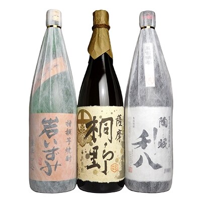 指宿の焼酎蔵元全6蔵の蔵自慢一升瓶 6本セット(1800ml×6本)