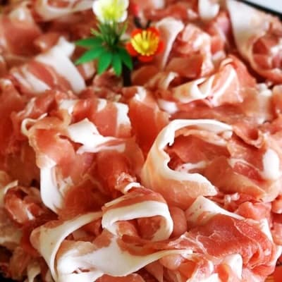 今治産仙高ポーク 豚小間切れ　2kg 【VB02650】