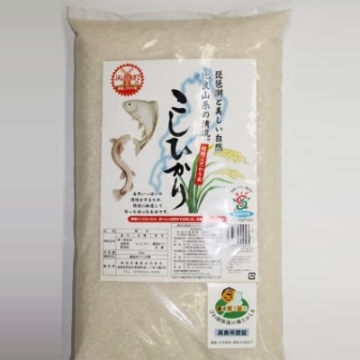 【特別栽培米】高島市新旭産　滋賀県認証環境こだわり米　コシヒカリ白米6kg(3kg×2)