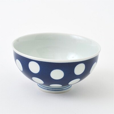 【波佐見焼】波佐見の水玉「ハサミズタマ」お茶碗 5個セット PA106