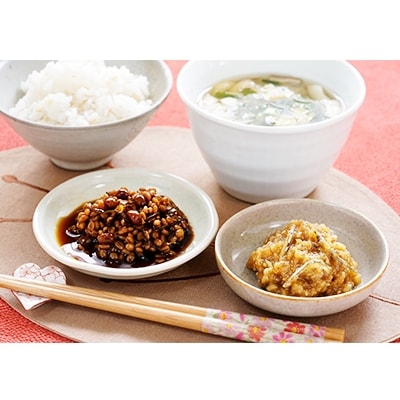 【2019年5月発送】 麹味噌(2種類×各1kg)とご飯の友(2種類×各300g)詰合せCA07