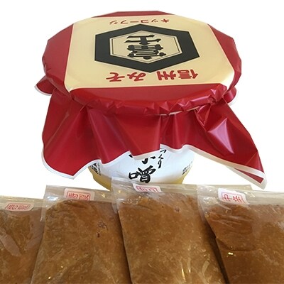特製甘口信州みそ2kg・甘口信州みそ1kg・中辛信州みそ1kg詰合わせ4kgポリ樽詰