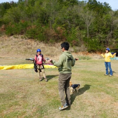 パラグライダーに興味がある方へ!体験入学コース1名様