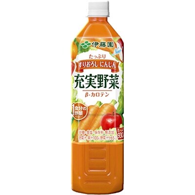 【2019年10月発送】伊藤園 充実野菜緑黄色の野菜ミックスPET930g×12本 A272