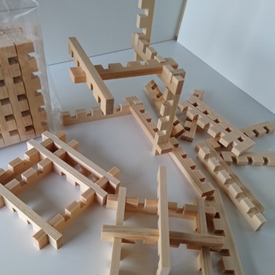 Let's木育!M60ピース　組子deパズル