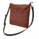 屋久杉染　シンプルポシェット(赤茶)