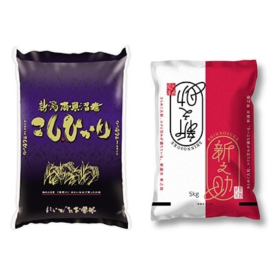 「2020年5月中旬発送」【令和元年産】南魚沼産こしひかり・新之助セット　20kg