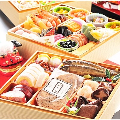 【さとふる限定】<2019年新春>福知山市三段重特製おせち料理 美味彩々
