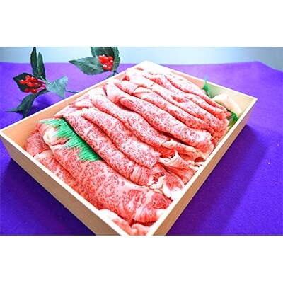 近江牛すきしゃぶ用(ロース・肩ロース)計500g