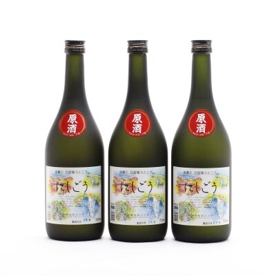 純米吟醸原酒にしごう720ml 3本セット