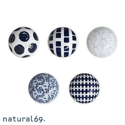 【波佐見焼】natural69 swatch ボウル5個セット QA11