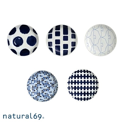 【波佐見焼】natural69 swatch 小皿5枚セット QA12
