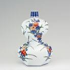 染錦花割　花瓶(1個)
