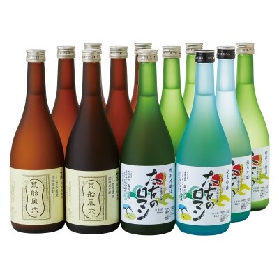 荒船風穴(1種)・太古のロマン(2種)　720ml×12本セット