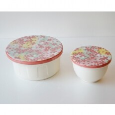 おしゃれ平蓋おひつ大・小セット (吉野桜) | ふるさと納税のお礼品
