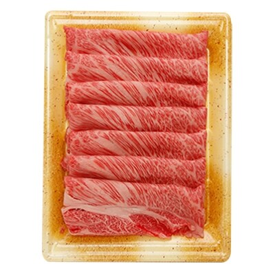 【湘南プレミアムブランド】黒毛和牛カタロースすき焼き用700g