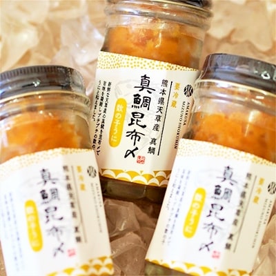 【天草真鯛の昆布〆】数の子うに　55g×3本 | ふるさと納税のお礼品