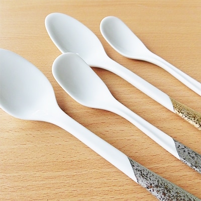 有田焼SPOOOOON　4本セット(gold/silver)