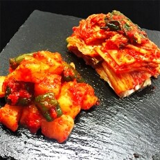 かないさんちの本格キムチ (白菜) 600g×2袋 (大根) 500g×3袋